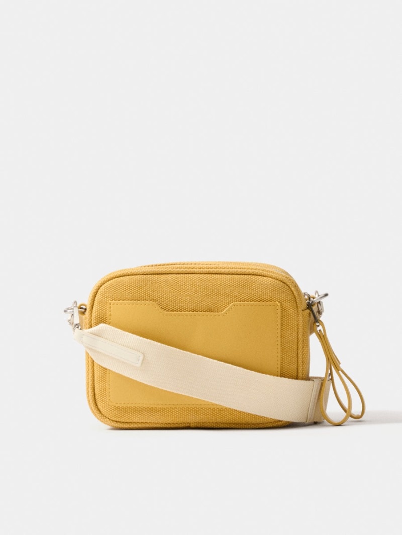 HOFF Vászon Cannes Crossbody Női Táskák Sárga Budapest | E8T-7145