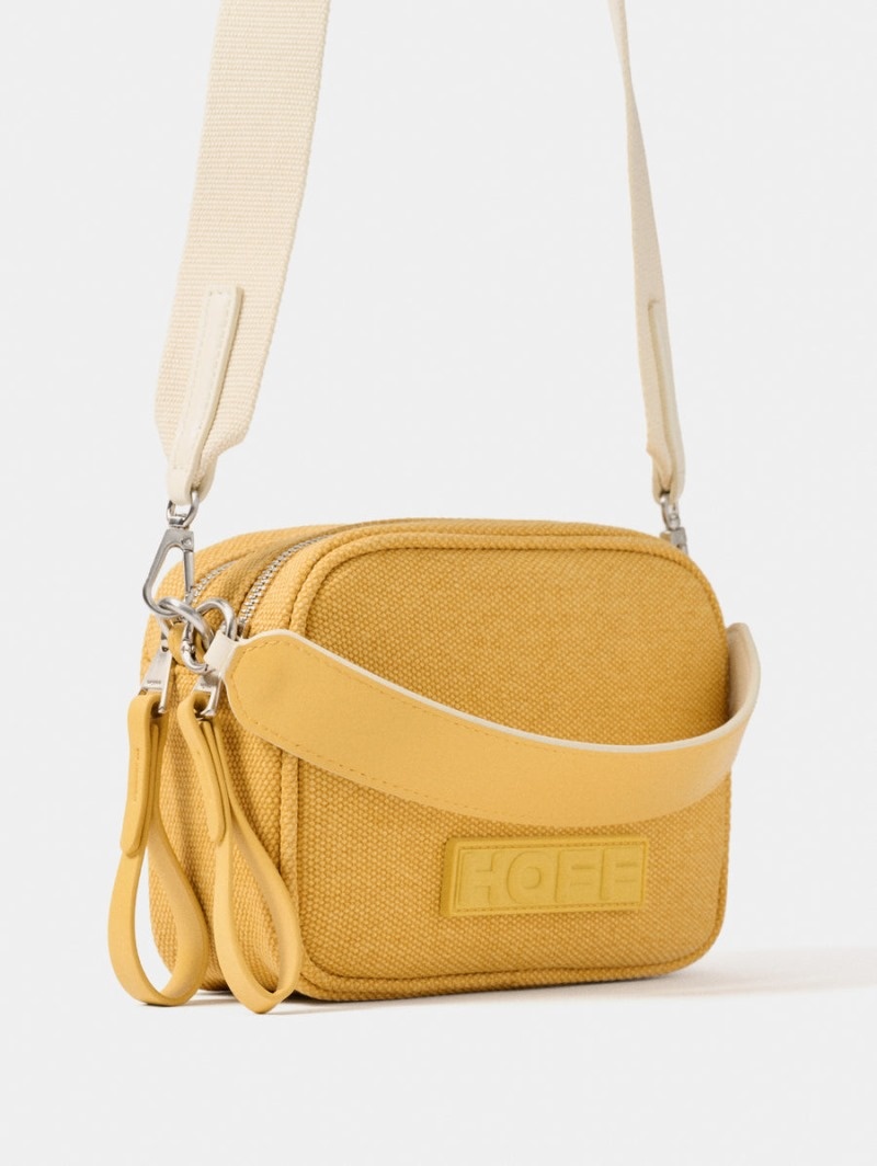 HOFF Vászon Cannes Crossbody Női Táskák Sárga Budapest | E8T-7145